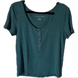 American Eagle Ribbed Shirt